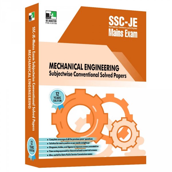 SSC-JE Mains Mechanical Engineering Subjectwise Conventional Solved Papers